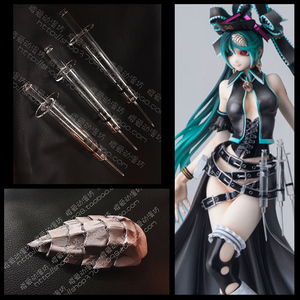 cos道具定做 骸音 钙 囚人与纸飞机 针管 针筒 头饰 耳坠 配件