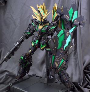 alexshop加工代工上色 万代 pg独角兽2号机报丧女妖加狂模gk改件