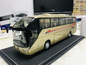 1:36 原厂 福田欧辉6122 客车巴士 合金汽车模型 灯光版 公交巴士