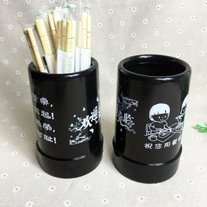 塑料筷筒桌面筷笼餐馆筷子篓面馆筷子笼筷子筒商用餐饮店定制logo