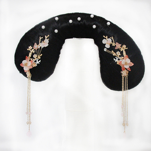 古装旗头清朝满族宫廷妃子格格旗头如懿传头饰表演演出旗头假发