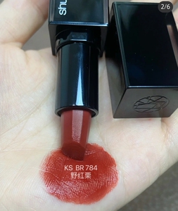 植村秀小黑方红方口红783 585 绢感ks or590 br784 鎏金限量