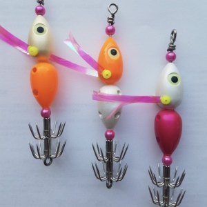 水滴珠钓饵小蚂蚁新款八爪鱼钩八带钩八代钩巴蛸钩章鱼钩木虾