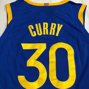 密绣勇士队30号斯蒂芬 库里球衣au球员版curry篮球服刺绣男女背心