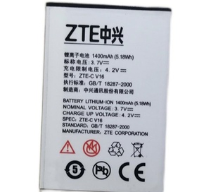 ZTE/中兴ZTE-CV16 手机电池 cv16中兴 电池1400毫安