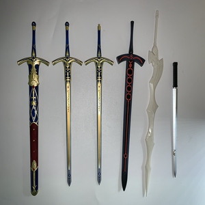 002人付款淘宝ex咖喱棒誓约胜利之剑fgofate sabercos道具发光光剑