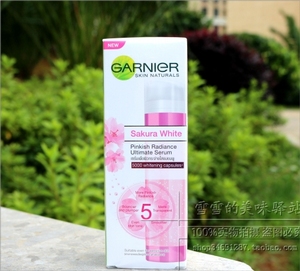 现货包邮 泰国卡尼尔樱花美白精华50ml透白保湿烟酰胺 实物拍摄