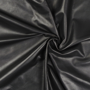 黑色服装革软绵羊皮皮衣缝补修改用真皮皮料按张