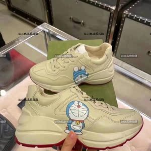 在途代购gucci古奇哆啦a梦联名老爹鞋经典米奇古驰运动休闲鞋女鞋