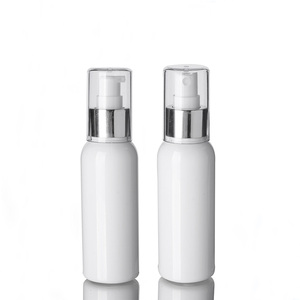 现货100ml200ml250ml白色透明PET塑料 氧化铝全罩喷雾乳液分装瓶