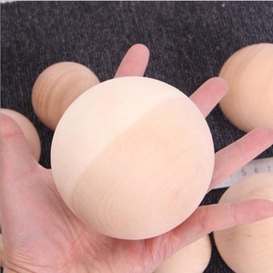 实木圆球 diy小珠子 木球圆 圆形木珠彩绘球 原木色实心圆球散球