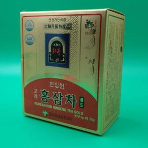 红参茶高丽红参茶3g*50包 天参元人参茶高丽人参茶无盒韩国进口