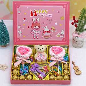 生日礼物德芙巧克力礼盒装棒棒糖果送男女孩女生小朋友实用礼品