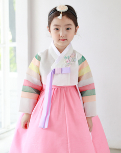 新款 韩国进口正品 传统民族儿童礼服演出服 女童韩服 1-15号
