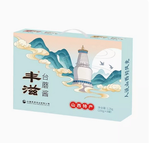 丰滋山西特产五台台蘑酱新品混合味1.2kg礼盒