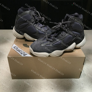 khaki24 adidas yeezy 500 黑曜石椰子情侣复古高帮老爹鞋 fw4968