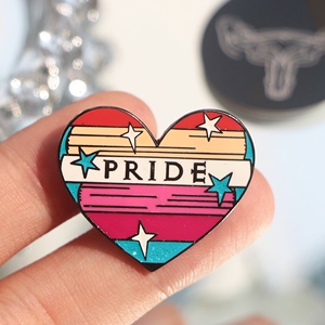 拉拉胸针 骄傲彩虹 love wins 情侣胸针爱就是爱徽章卡通彩虹装饰