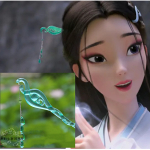 000人付款淘宝簪子女古风白蛇缘起发簪cos同款锁灵簪高级感青蛇劫起