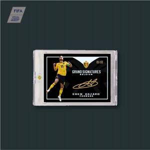 2018 eminence卓越风格球星卡 比利时 阿扎尔签名 限量10张
