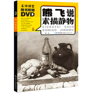 熊飞说素描静物 附赠光盘 素描书画画入门自学零基础技法教材 几何体