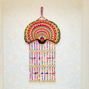 特色民族风动物孔雀牛头室内墙壁墙面装饰挂饰店铺饭店傣族挂件