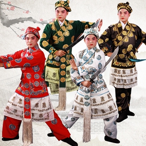 出租花抱衣戏装京剧戏服男粤剧舞台演出武生戏服打衣三岔口租赁