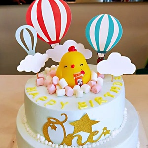 生日蛋糕装饰品鸡