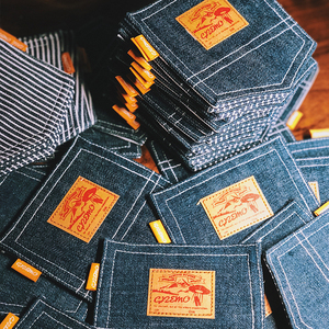 gizemo复古原创品牌手作布艺生活单品日本丹宁牛仔布杯垫 vintage