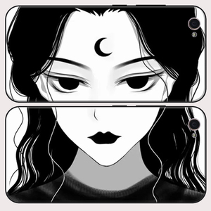 美术生漫画挡脸手机壳vivox23苹果xs自拍max女神oppor11华为nova3