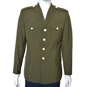 全新老库存87式黄色凡立丁夏常服上衣夏毛料军迷军绿色全衬内里