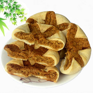 温州特产 民间小吃 牛屎饼花饼传统糕点干粮10个装新品