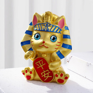 招财猫汽车摆件创意中控台埃及猫车饰饰品汽车用品车内装饰品
