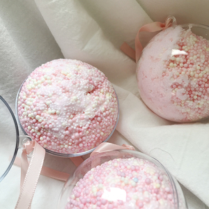 软萌软萌的少女心水晶球ins流行网红雪花毛巾泥史莱姆