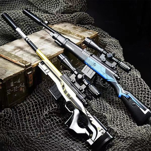 黄金98k狙击抢98ak软蛋抛壳枪awm24阻击软弹枪儿童吃鸡玩具九八克