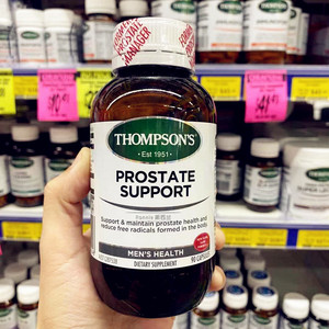 新西兰直邮thompsons汤普森前列保养配方胶囊90粒番茄红素锯棕榈
