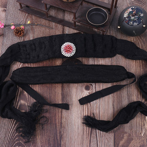 戏剧戏曲包头用品京剧老旦青衣花旦头饰发垫七星泡子头条勒头带