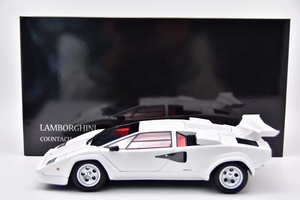 京商 1:18 兰博基尼 康塔什Countach 5000S 白色 合金汽车模型