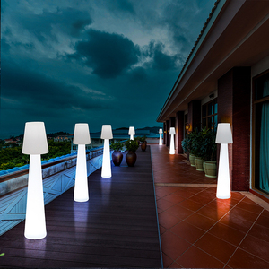发光落地灯台灯创意时尚立式灯户外庭院酒店太阳能七彩装饰引路灯
