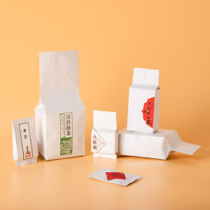 10牛皮纸铝箔定制logo岩茶分装小袋大红袍小泡袋茶叶包装3克袋子5