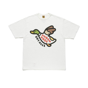 human made tee飞翔绿头鸭子爱心字母飞鸭竹节棉短袖t恤男女宽松