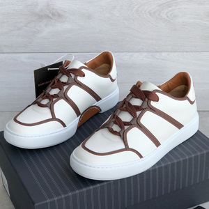 欧式风格杰家z家低帮tiziano真皮运动休闲鞋奢华里外全牛皮舒适潮