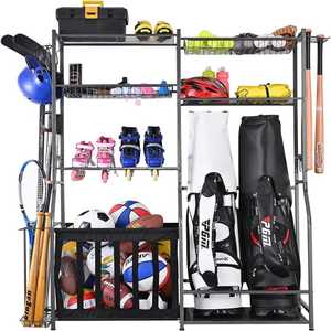 运动装备收纳架体育用品室内储物架高尔夫球包置物架配件类整理架