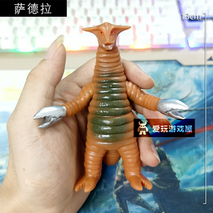 软胶怪兽奥特曼超人模型可动大号男孩儿童玩具人偶岩石怪兽萨德拉