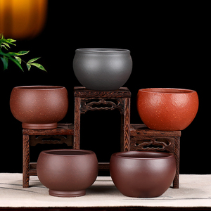 紫砂茶具 紫砂缸杯  紫砂茶杯 高端茶器 手工杯纯手工单杯定禅杯