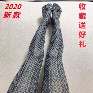 蛇皮纹袜子