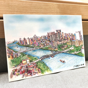 广州手绘明信片