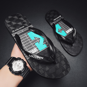 出口泰国lunica河马乳胶人字拖鞋白蓝外贸橡胶款旅游巴西越南男鞋