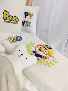 外贸出口韩国宝露露乳胶枕pororo啵乐乐2-13岁儿童枕头单人枕芯