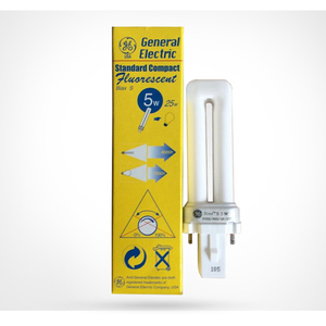 通用GE电气2针护眼灯管插拔管5w冰箱灯泡光源单U型节能灯台灯灯管