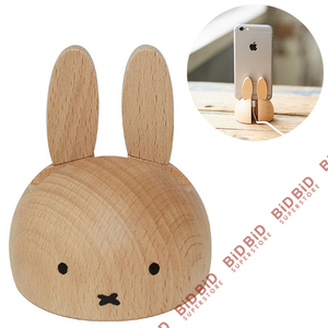 米菲兔 米飞兔 Miffy 木製 智能手机座 手提电话座 支架 公仔摆件